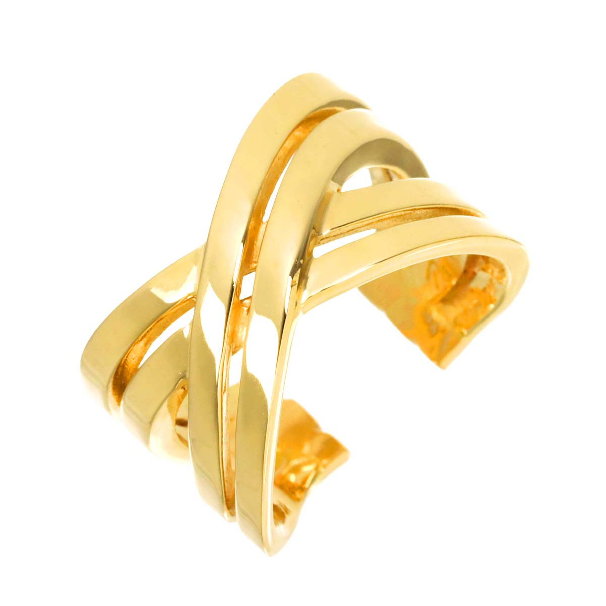 Ring 18K Yellow Gold 750 Size7.75-8(US))