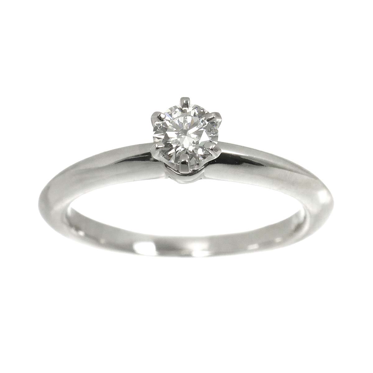 Diamond 0.26ct Ring Pt 4.5(US)