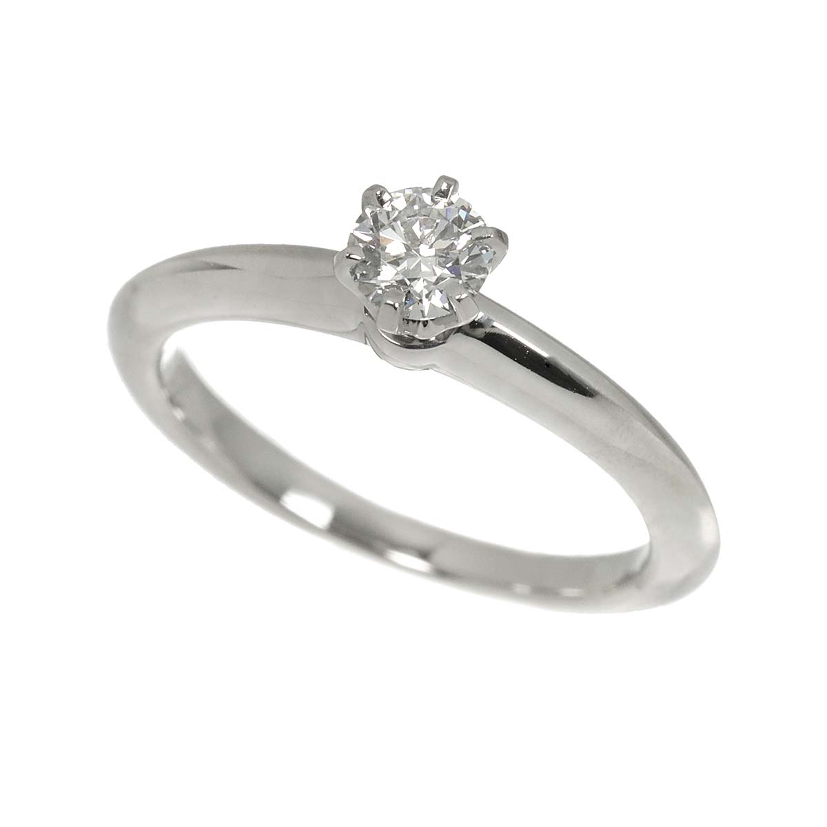Diamond 0.26ct Ring Pt 4.5(US)