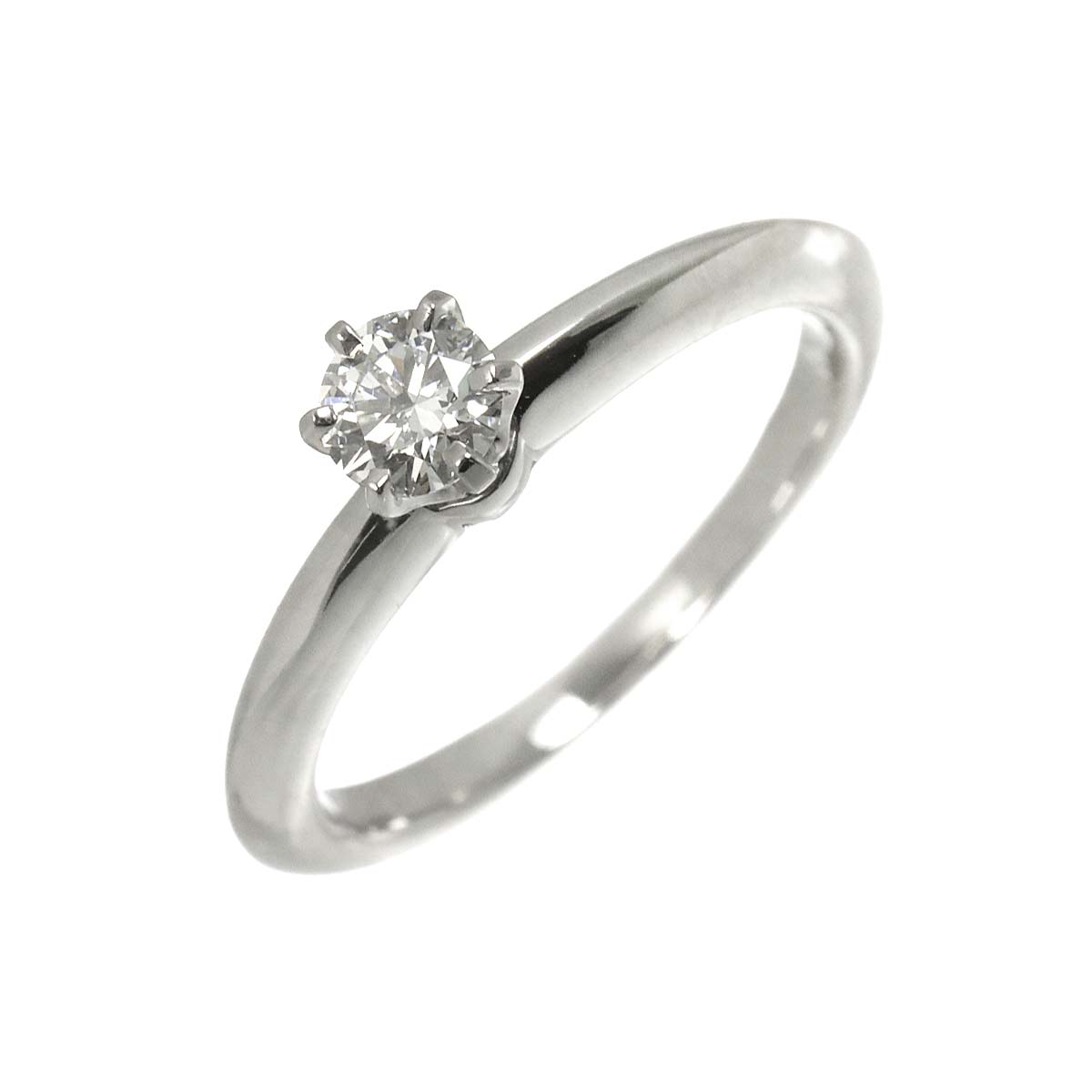 Diamond 0.26ct Ring Pt 4.5(US)