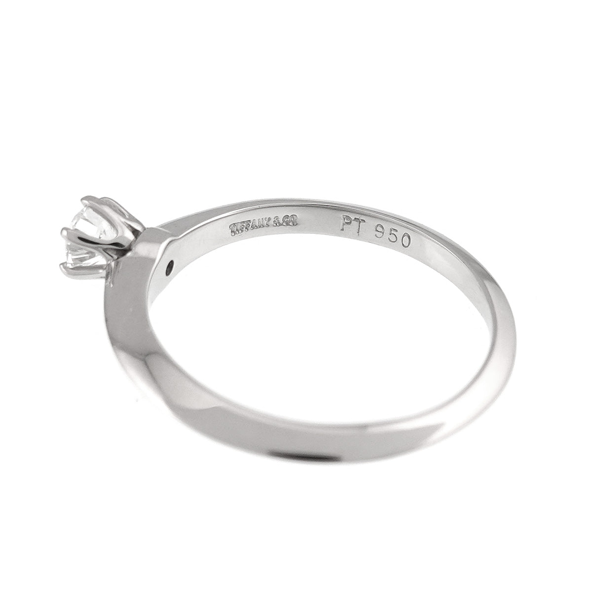 Diamond 0.21ct F/VS1 Ring Pt 5-5.25(US)