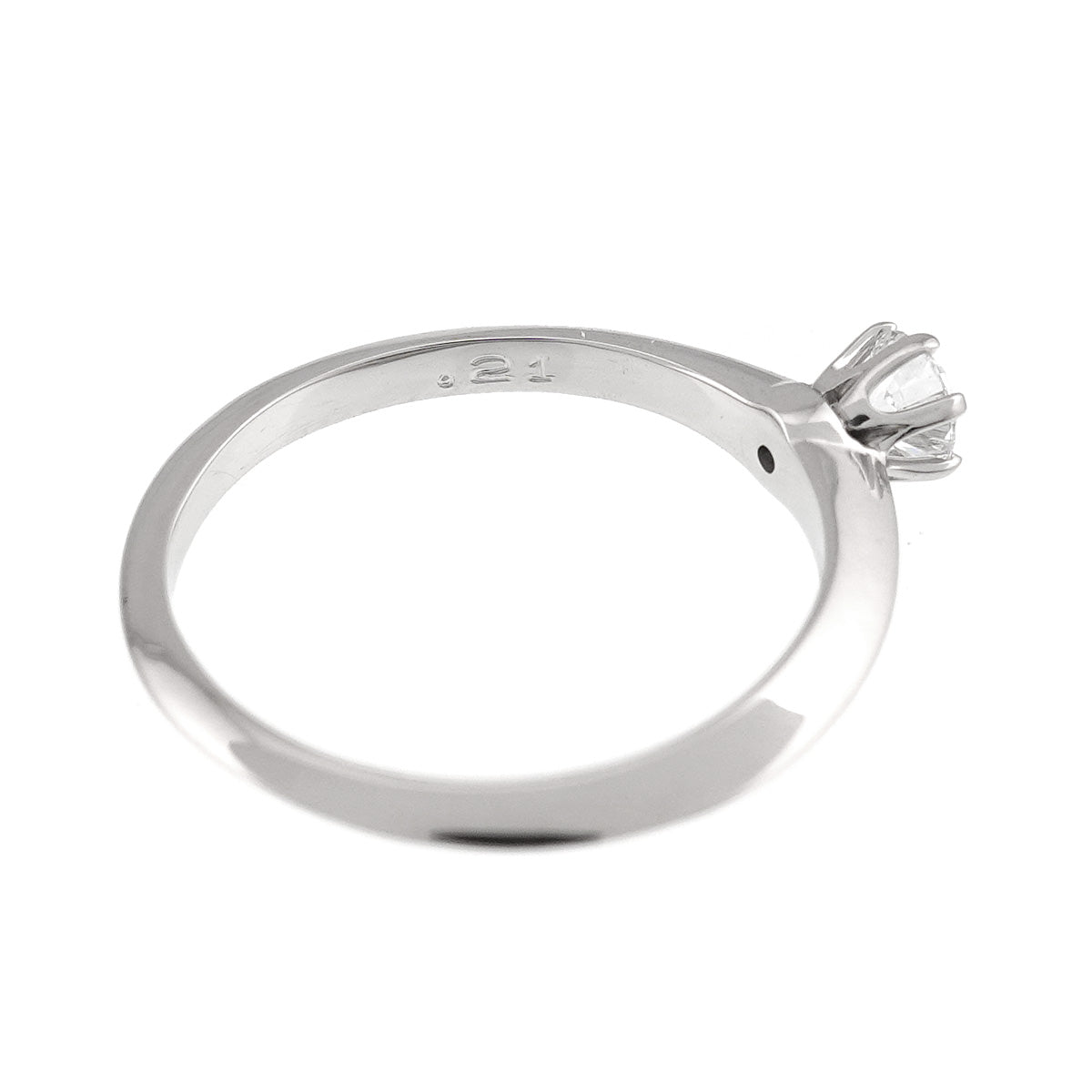 Diamond 0.21ct F/VS1 Ring Pt 5-5.25(US)