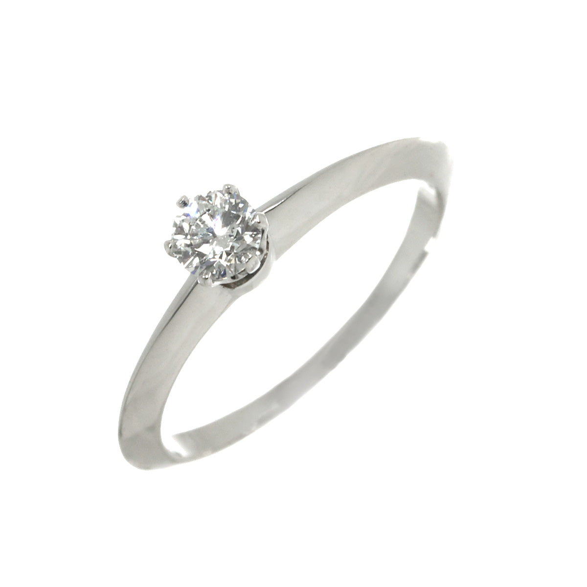 Diamond 0.21ct F/VS1 Ring Pt 5-5.25(US)