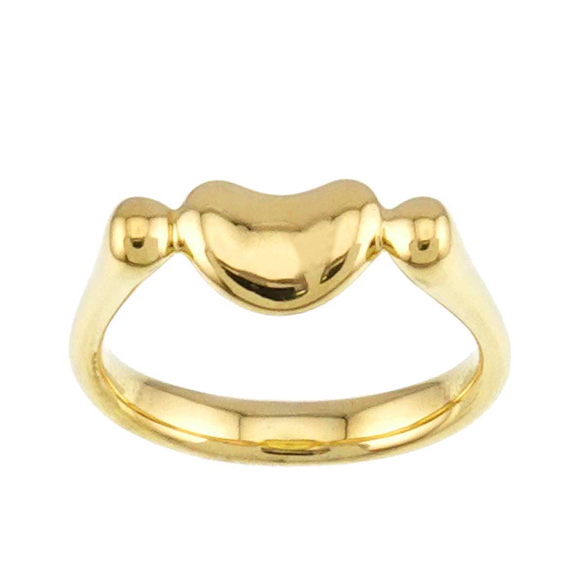 Bean Ring 18K Yellow Gold 750 Size4.75-5(US)