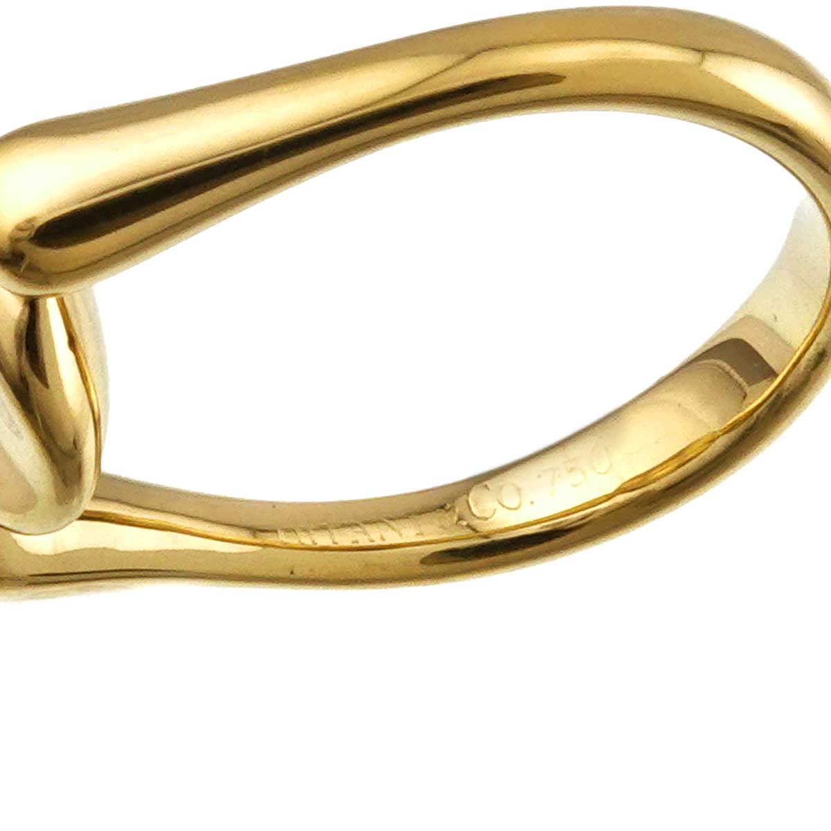 Bean Ring 18K Yellow Gold 750 Size4.75-5(US)