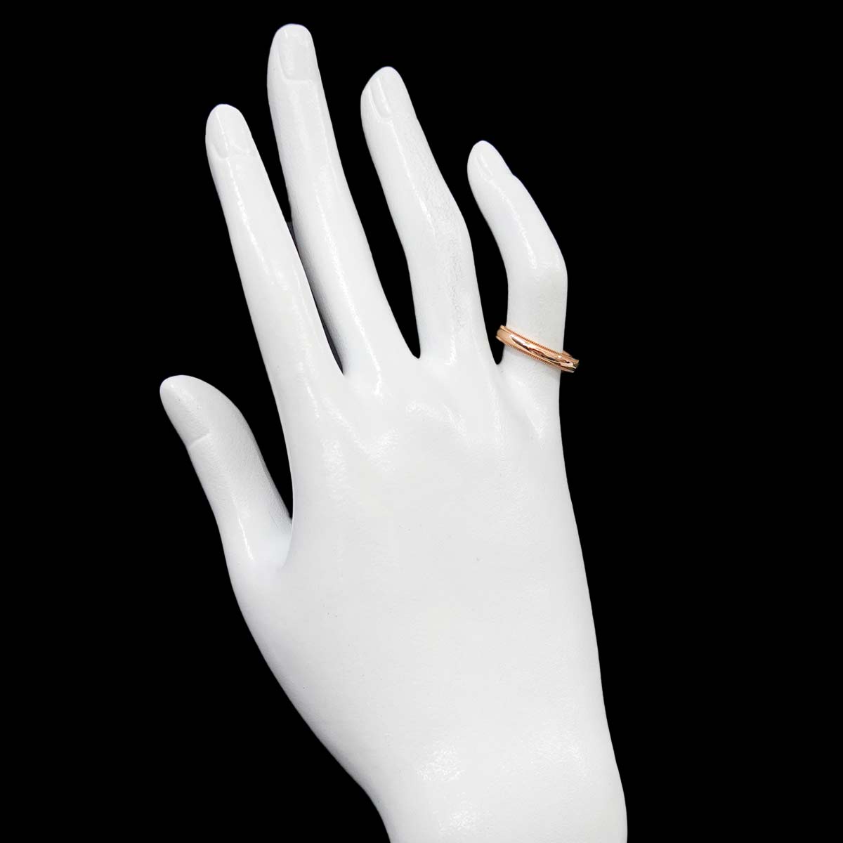 Milgrain Ring 18K Pink Gold 750 Size4.5-4.75(US)