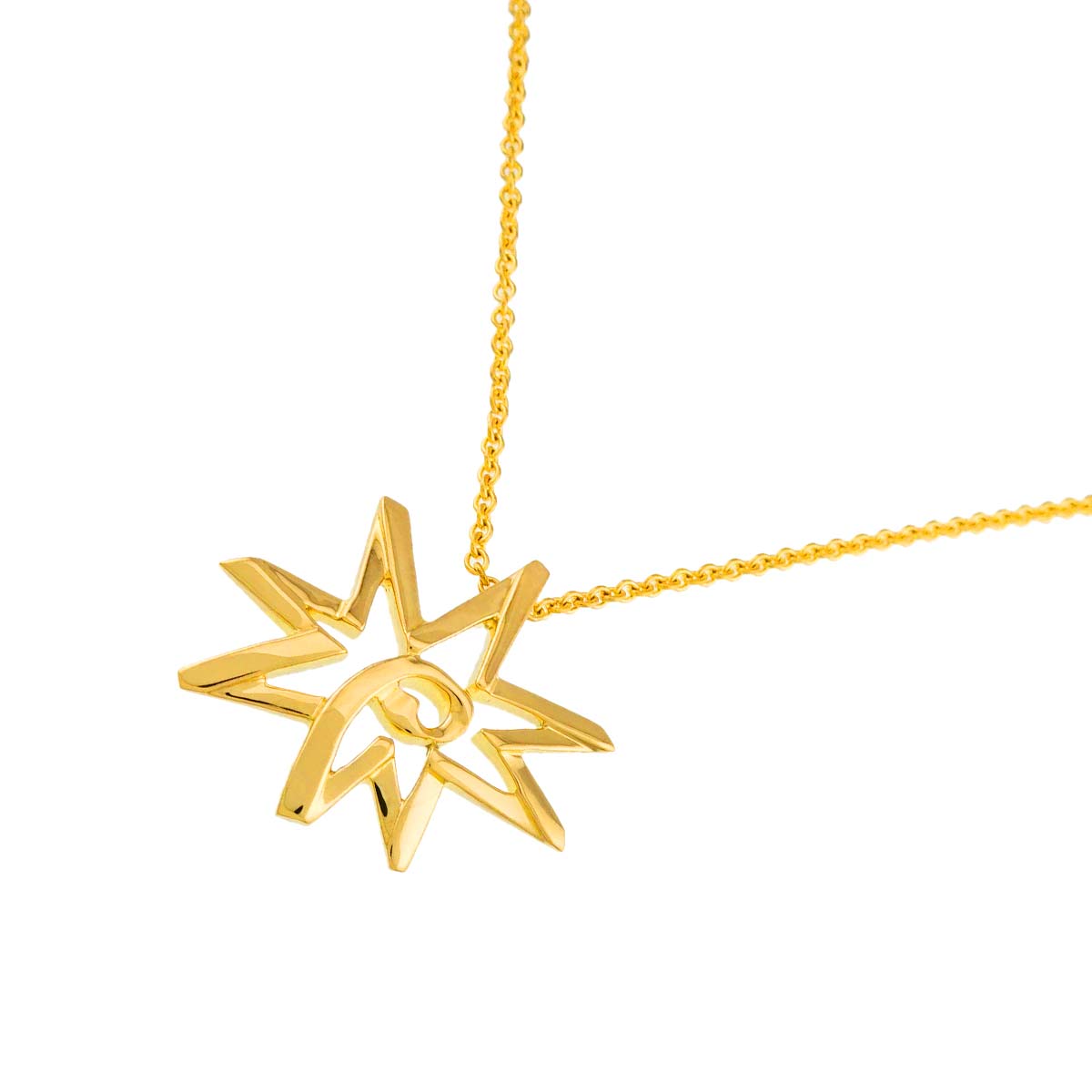 Paloma Picasso Volume Star Necklace 18K Yellow Gold 750