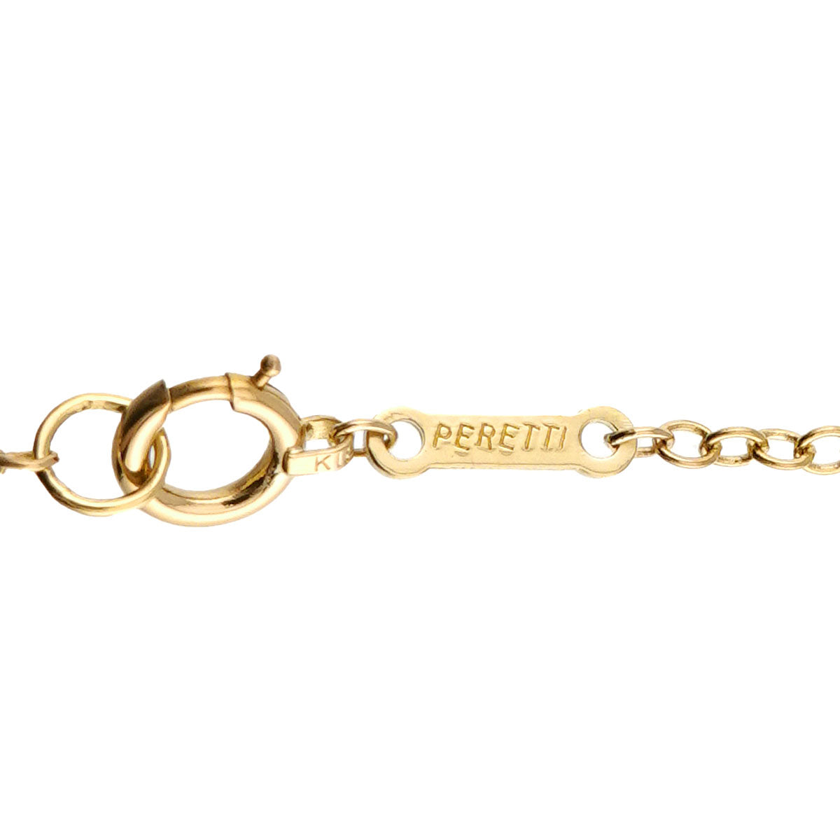 Bean Long Necklace 18K Yellow Gold 750