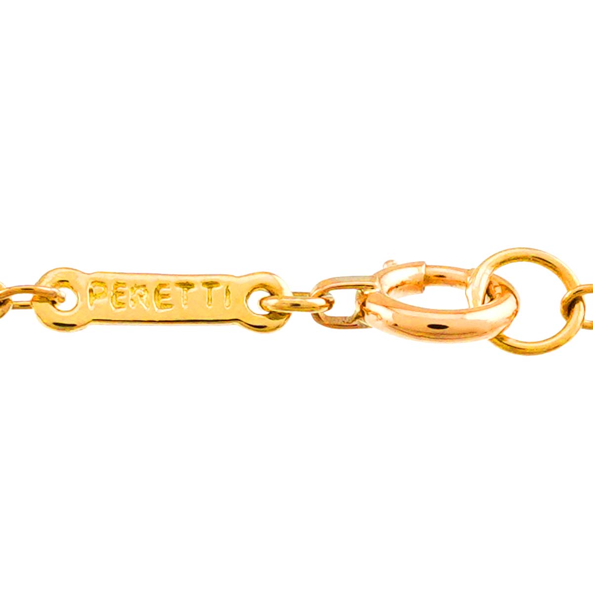 Apple motif Large Long Necklace 18K Yellow Gold 750
