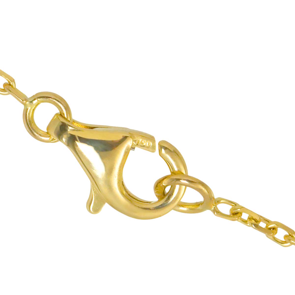 Vintage Alhambra MOP Necklace 18K YG 750