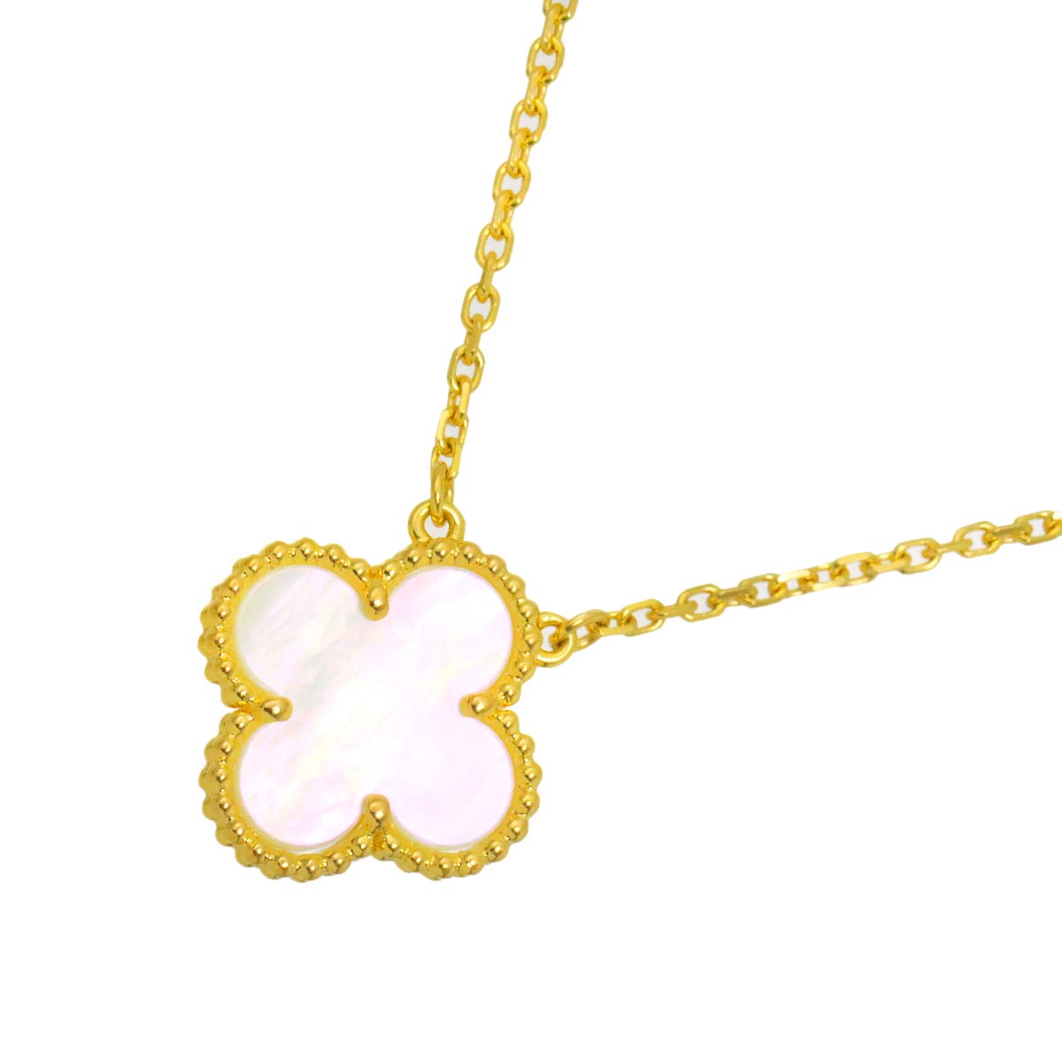 Vintage Alhambra MOP Necklace 18K YG 750