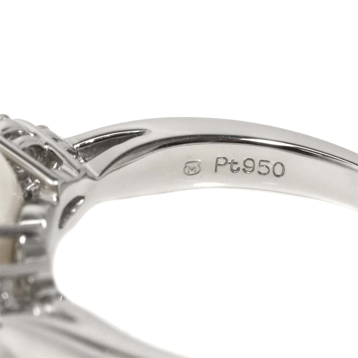 Akoya Pearl 8.0mm Ring Platinum size5.75-6(US)