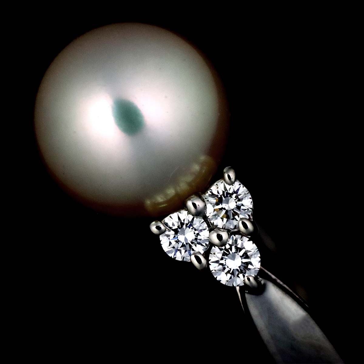 Akoya Pearl 8.0mm Ring Platinum size5.75-6(US)