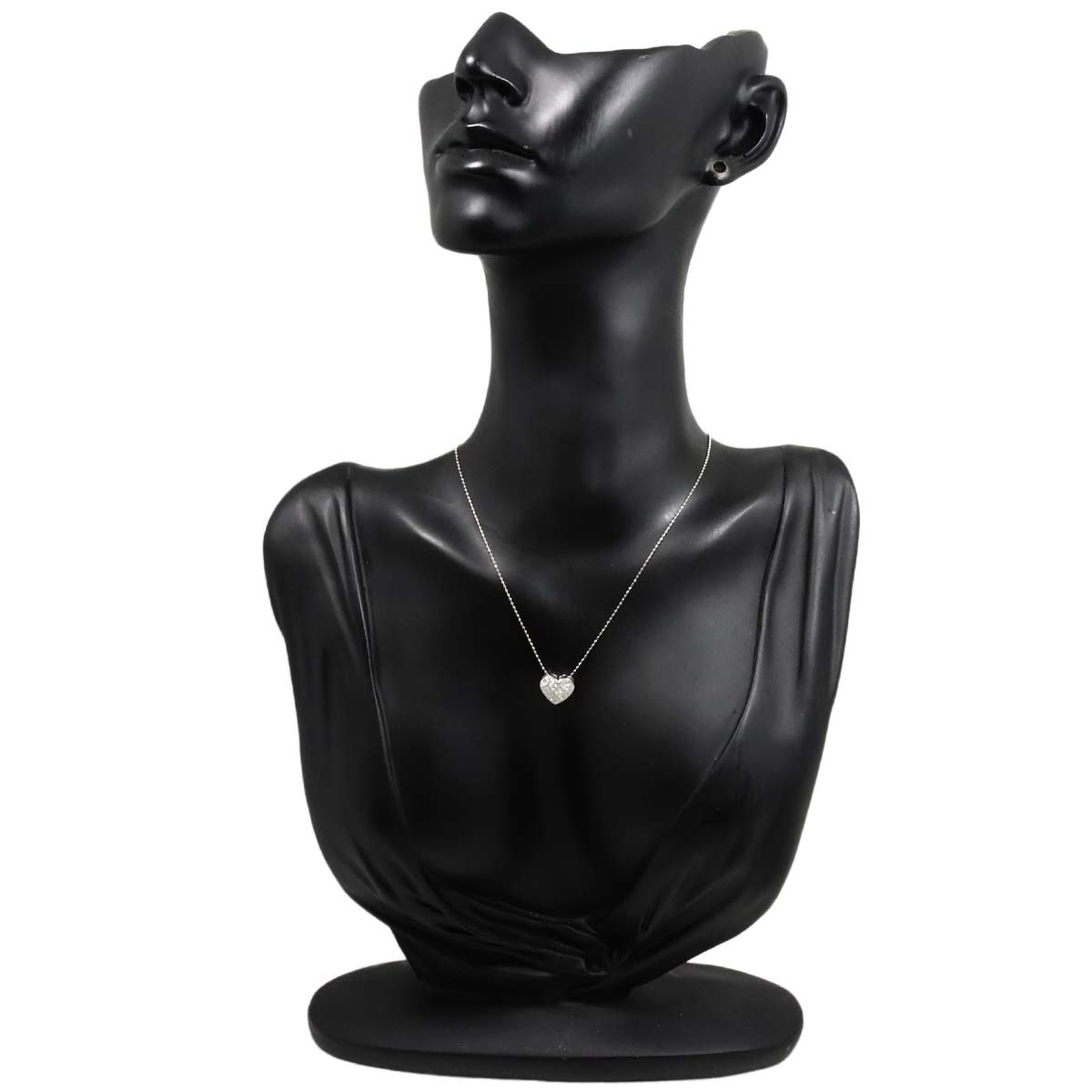 Diamond Necklace 18K WG White Gold 750