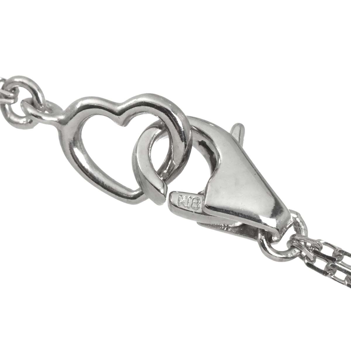 Diamond 1.20ct Necklace 18K White Gold 750