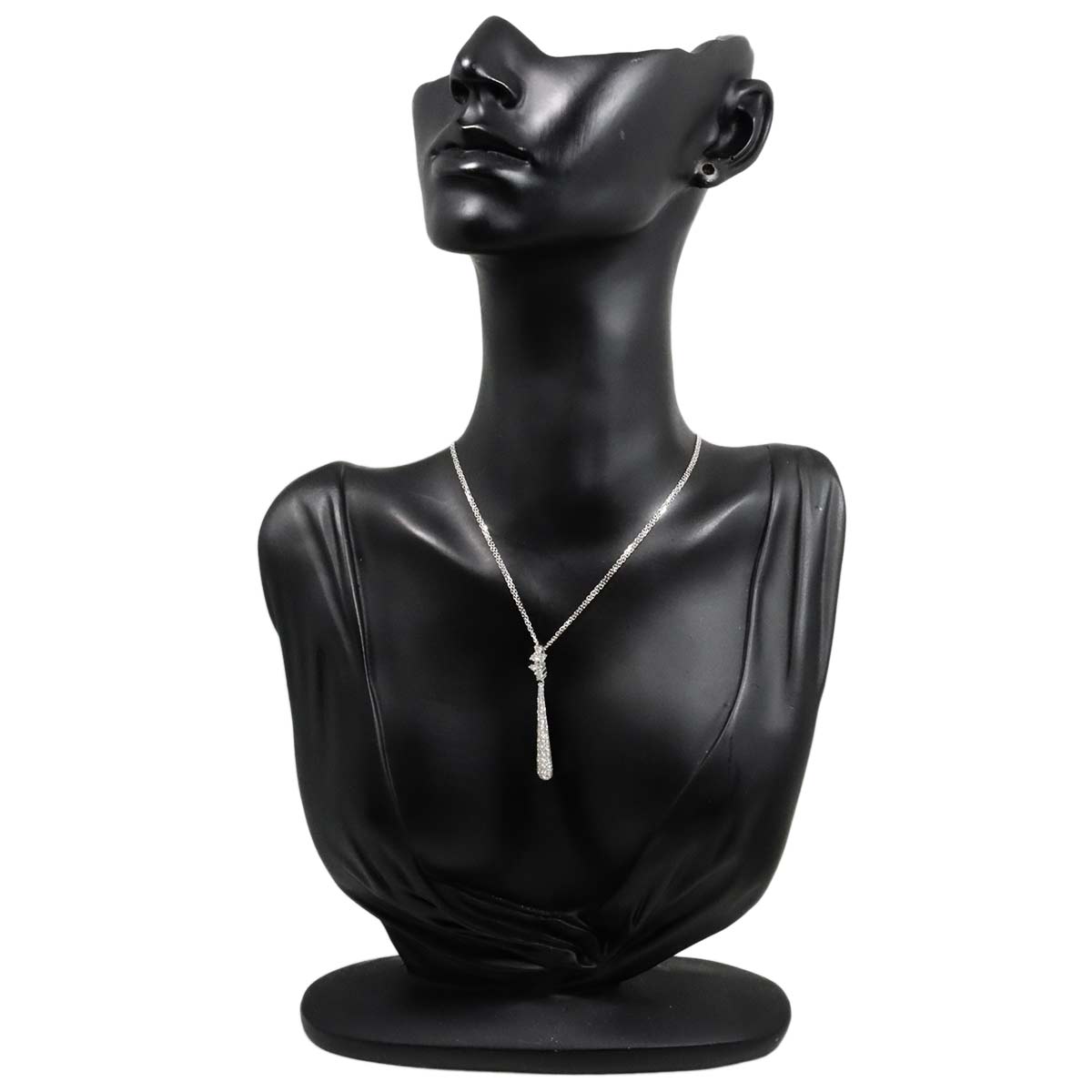 Diamond 1.20ct Necklace 18K White Gold 750