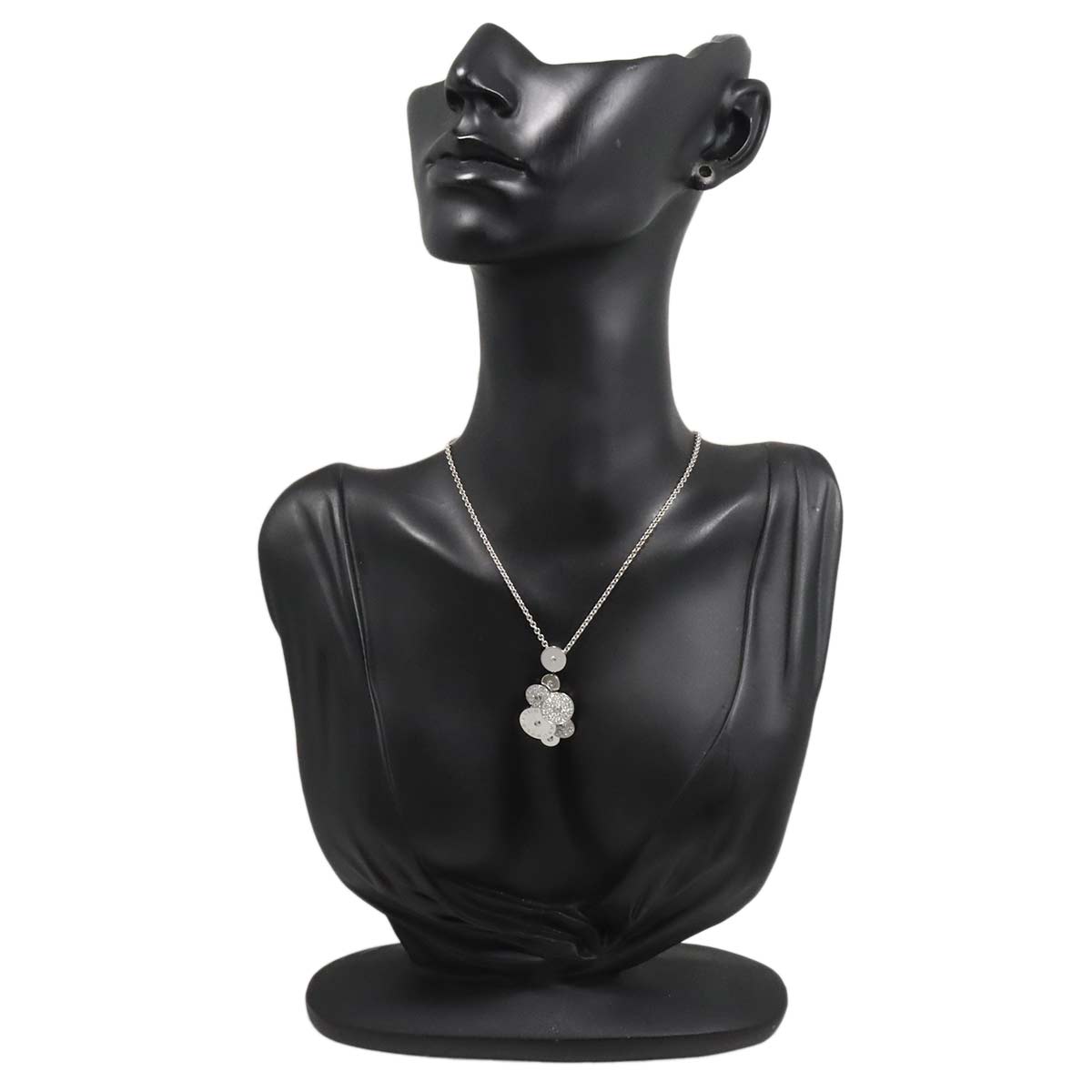 Cicladi Diamond Necklace 18K White Gold 750