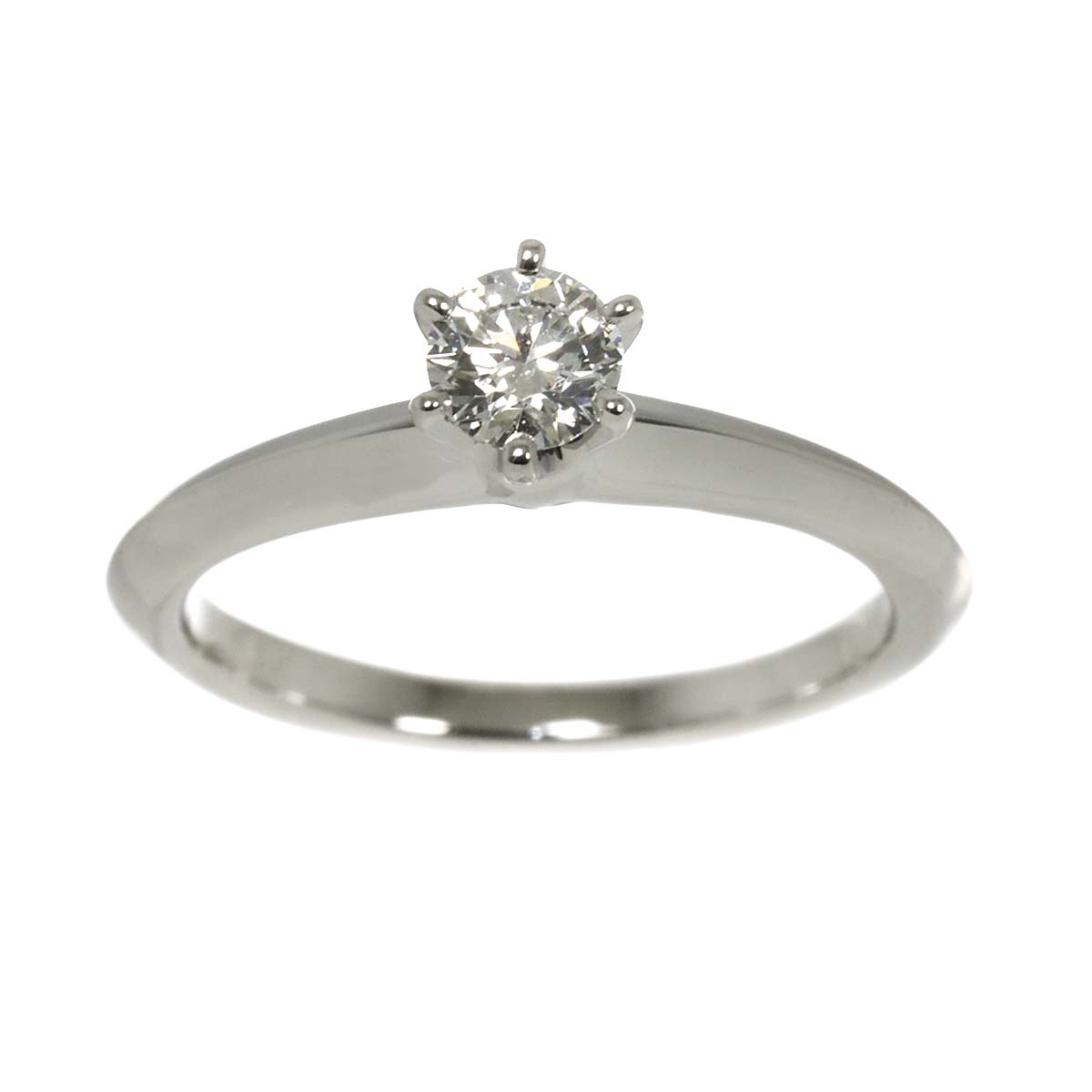 Diamond 0.23ct G/VS1/3EX Ring Pt Size3.25-3.75(US)