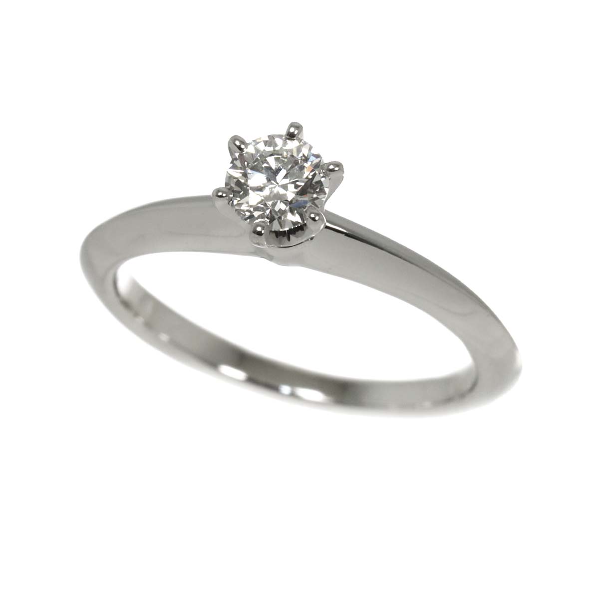 Diamond 0.23ct G/VS1/3EX Ring Pt Size3.25-3.75(US)