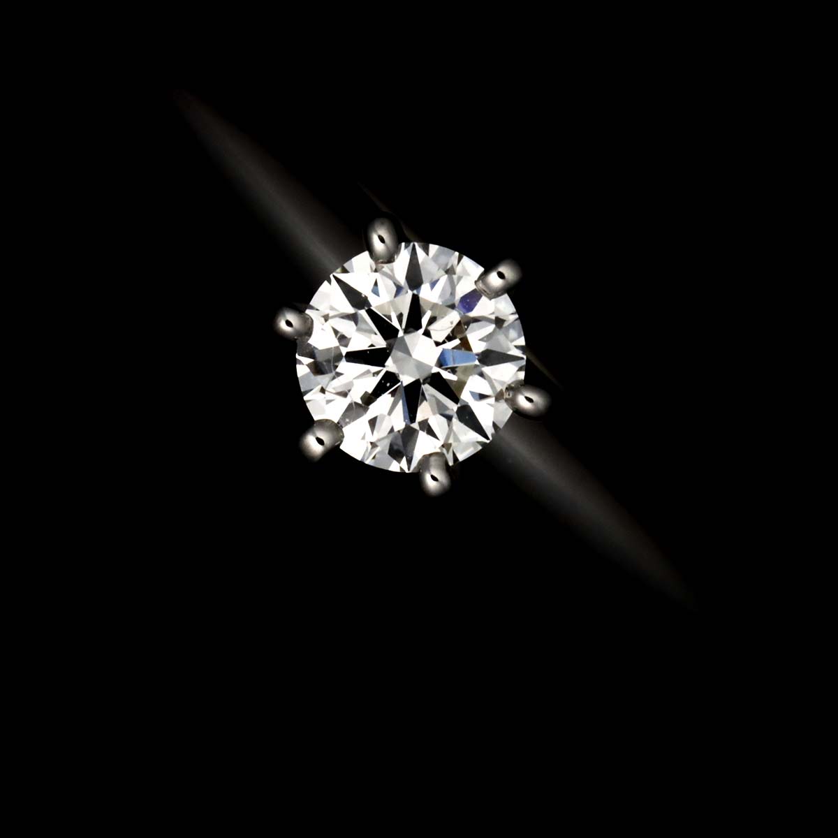 Diamond 0.23ct G/VS1/3EX Ring Pt Size3.25-3.75(US)