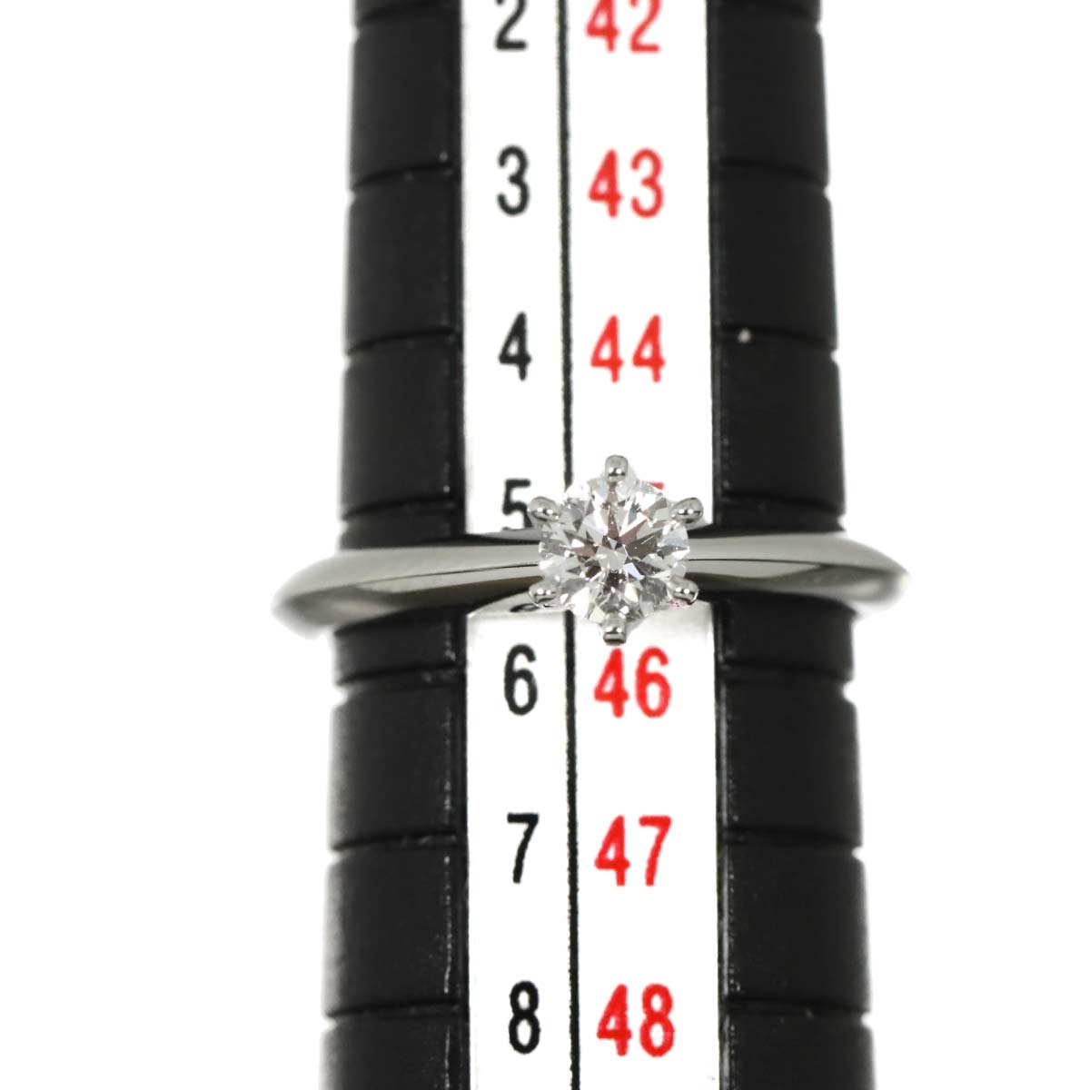 Diamond 0.23ct G/VS1/3EX Ring Pt Size3.25-3.75(US)