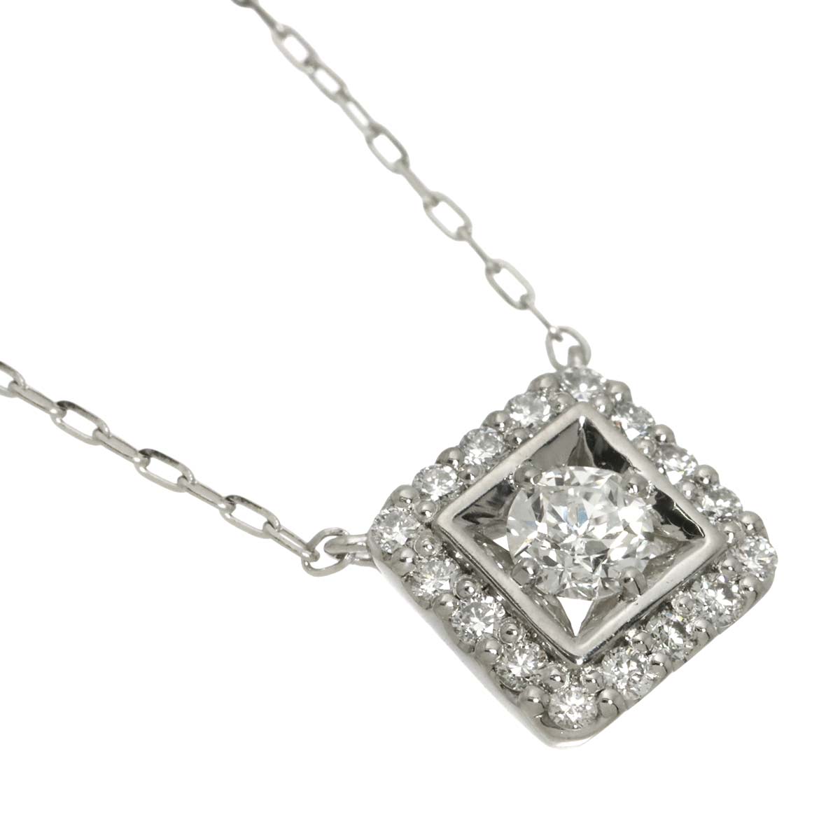 Star Diamond 0.14/0.193ct Necklace Pt Platinum