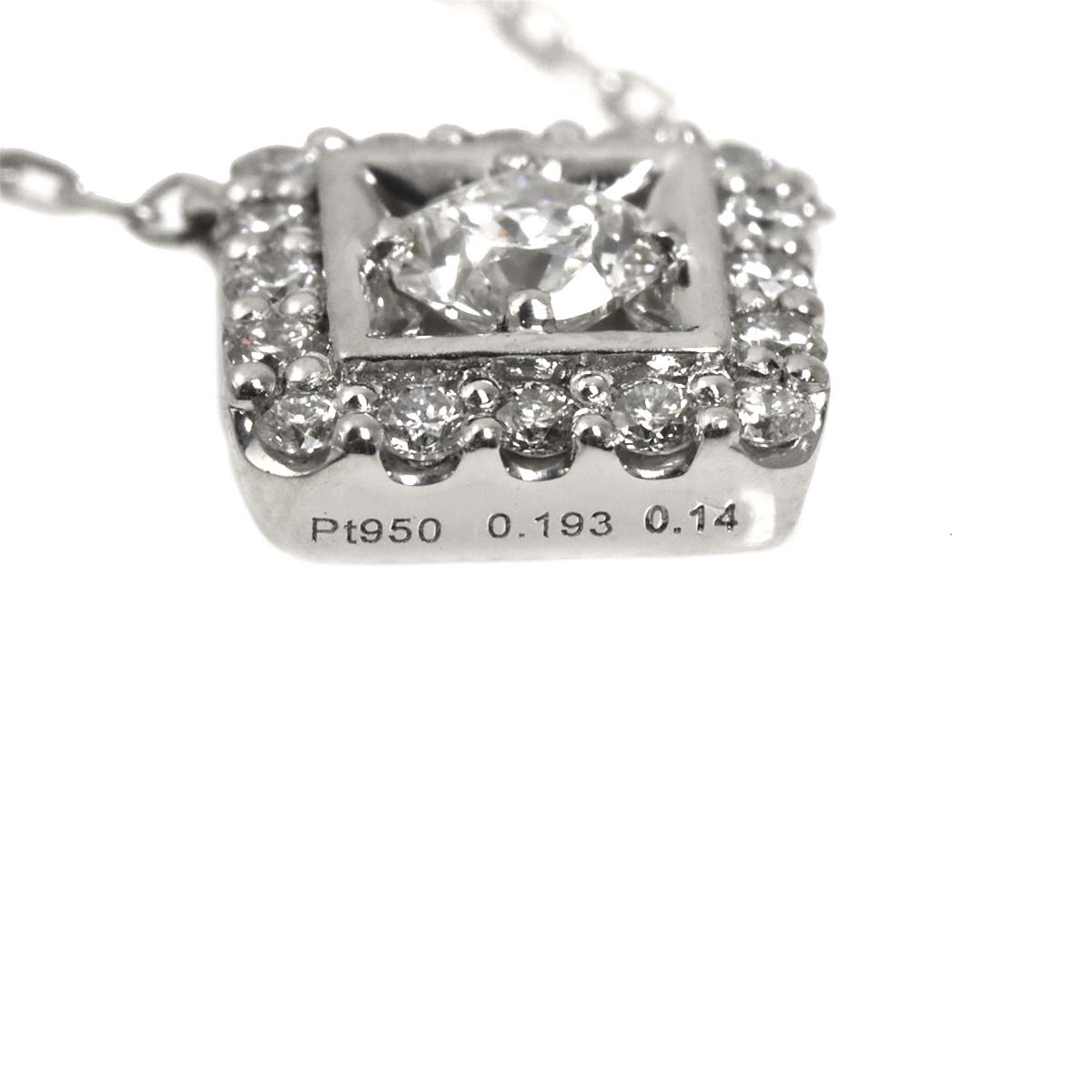 Star Diamond 0.14/0.193ct Necklace Pt Platinum