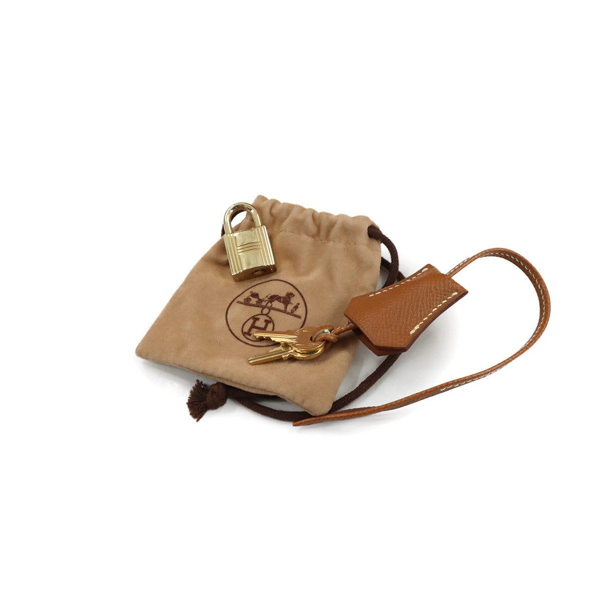 Birkin 35 Couchevel Epsom Gold Hand Bag Brown Purse