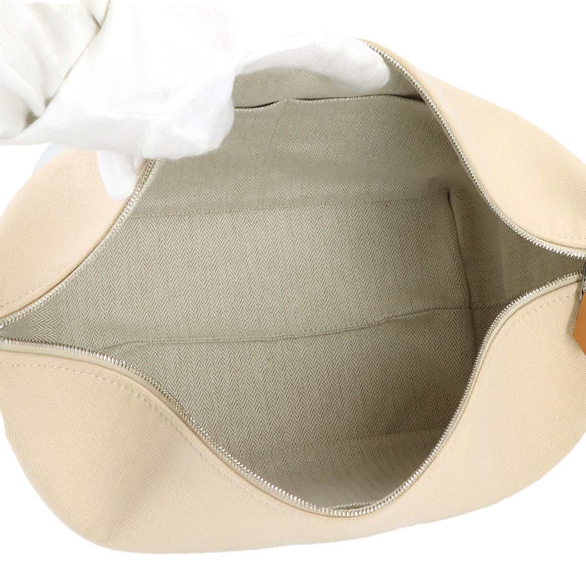 Bride a Brac GM Hand Bag Toile H Naturel Pouch