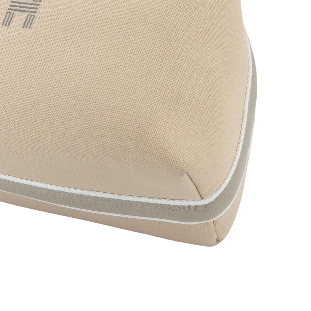 Bride a Brac GM Hand Bag Toile H Naturel Pouch