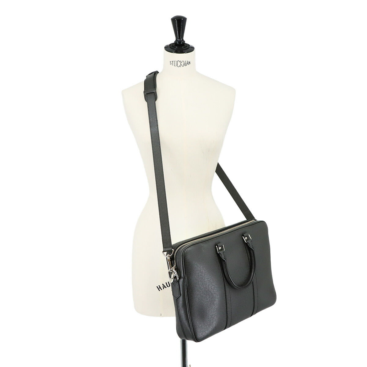 Taiga PDV PM 2way Briefcase Shoulder Bag Leather M30638