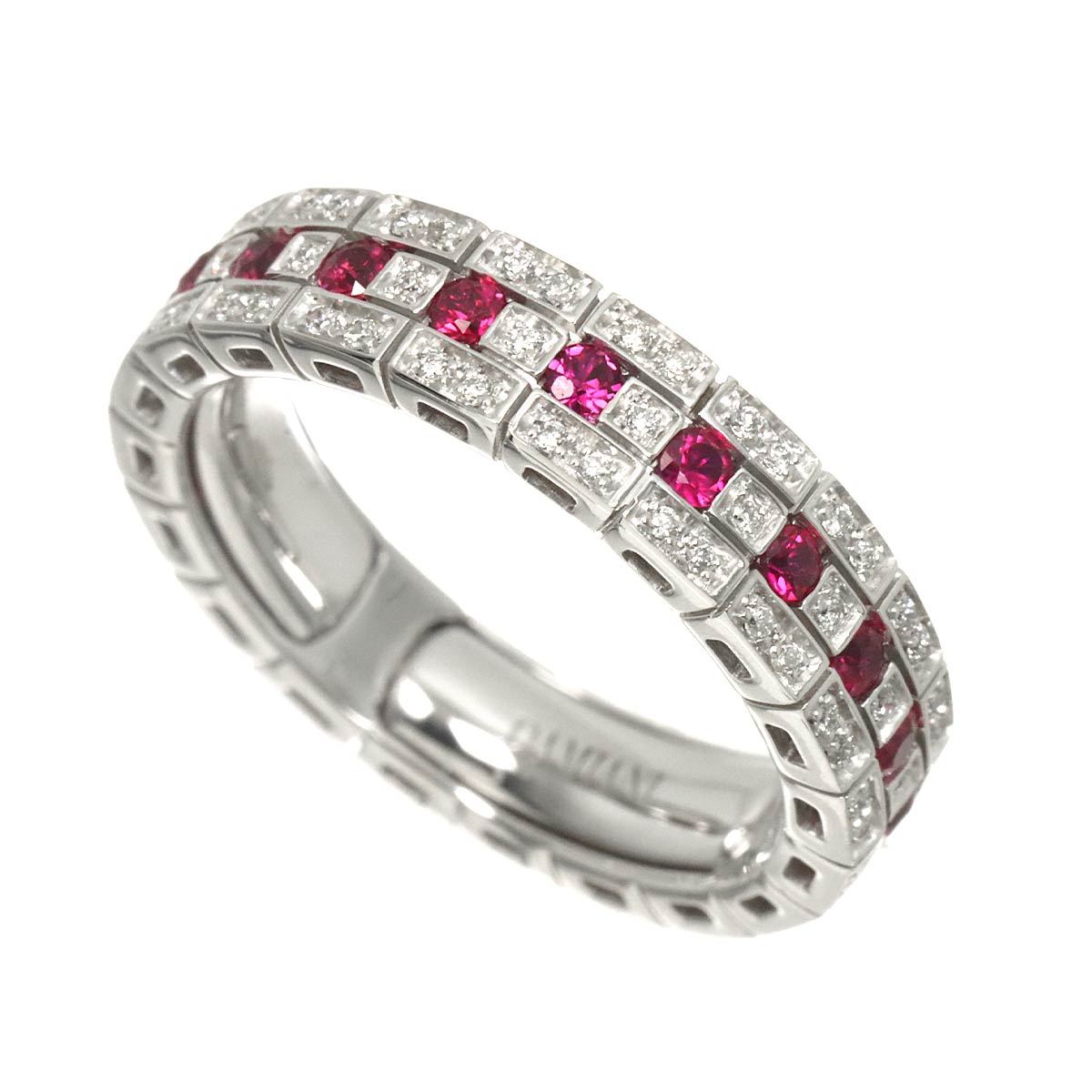 Belle Epoque Diamond Ring 18K WG 750 Size6-6.25(US)