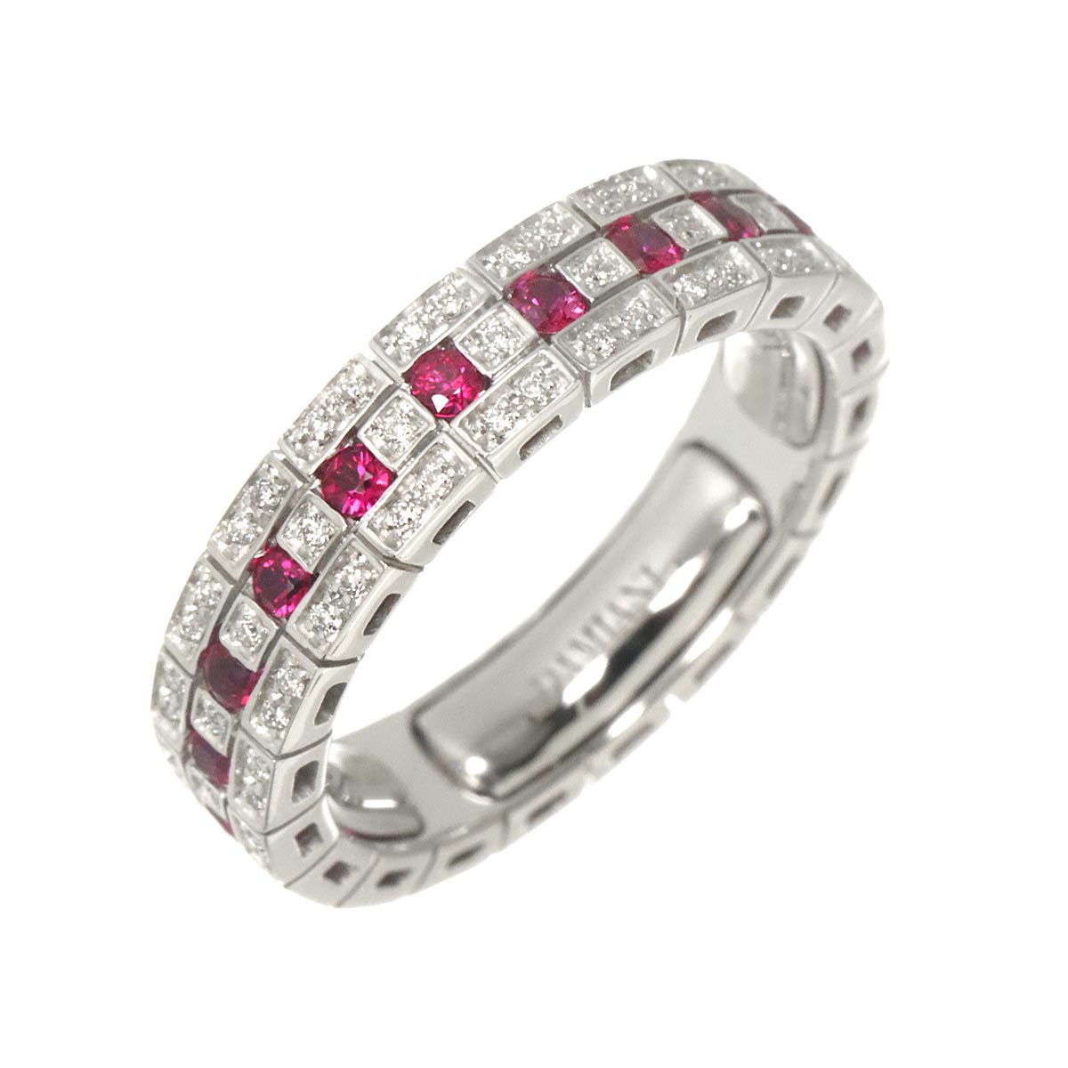 Belle Epoque Diamond Ring 18K WG 750 Size6-6.25(US)