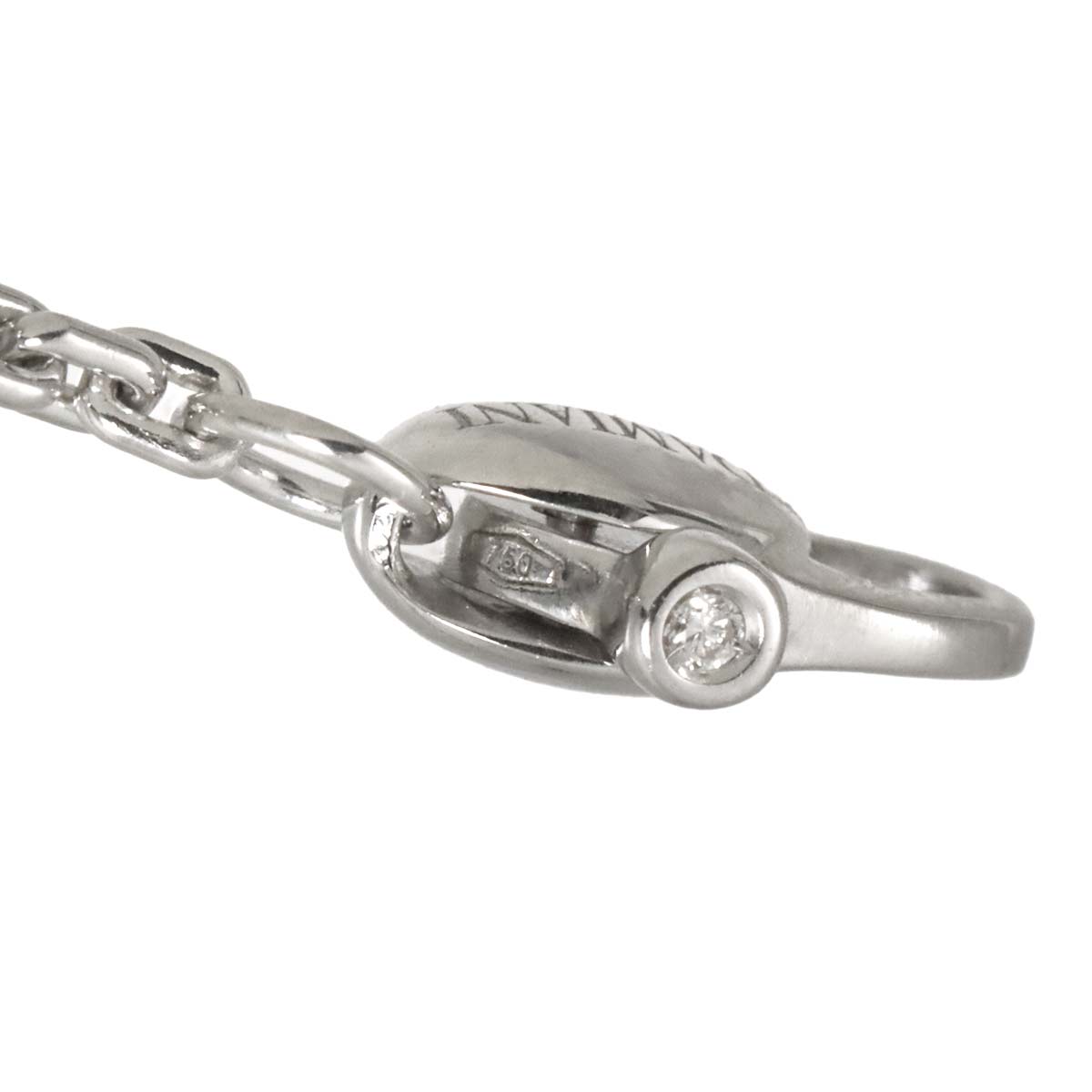 Mimosa Diamond Necklace 18K White Gold 750