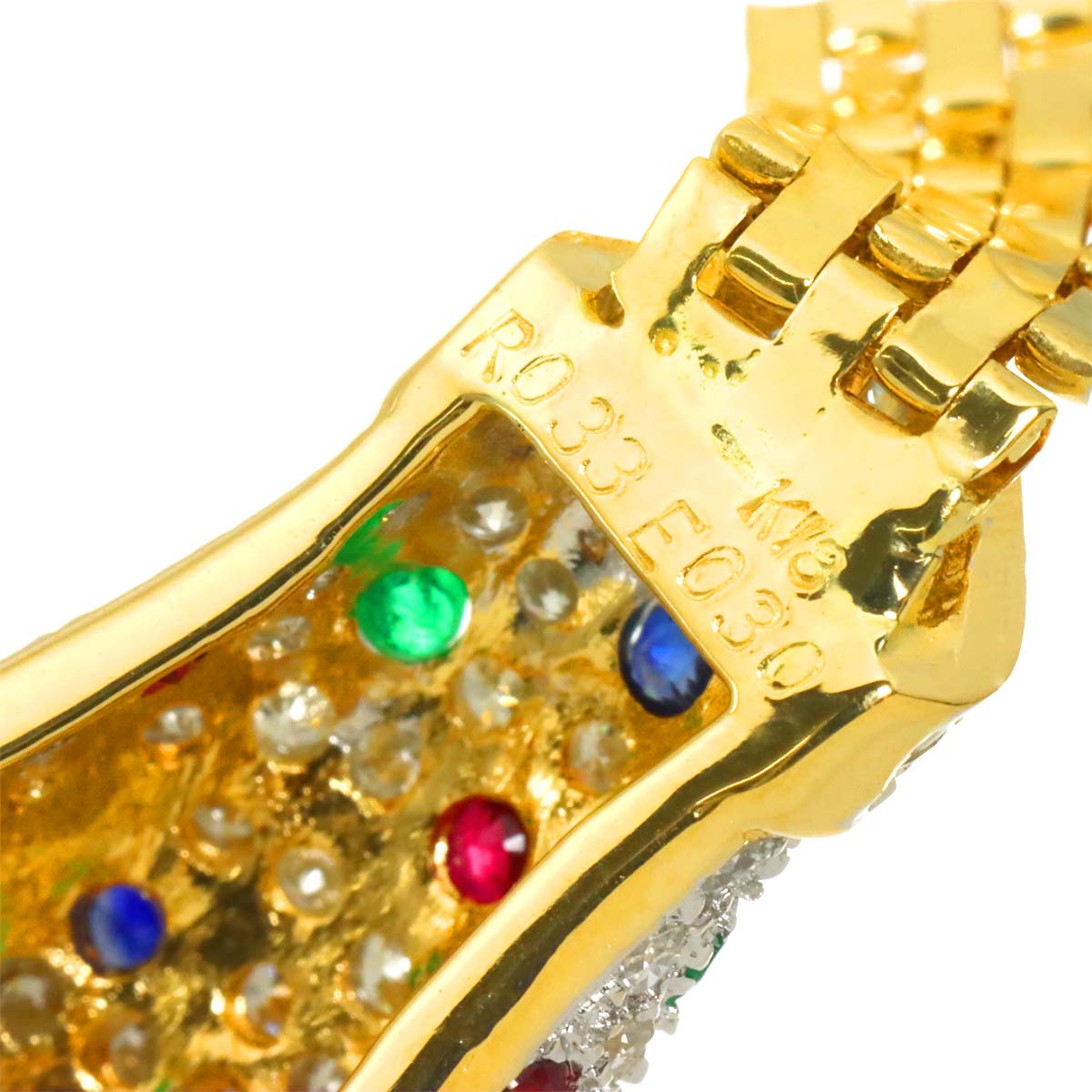 Diamond 1.85ct Multi Stone Necklace 18K YG Yellow Gold 750