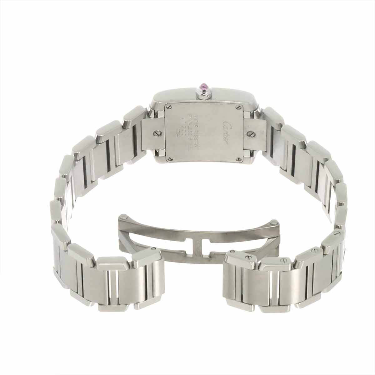 Tank Francaise SM W51028Q3 Quartz Pink Shell Dial Ladies