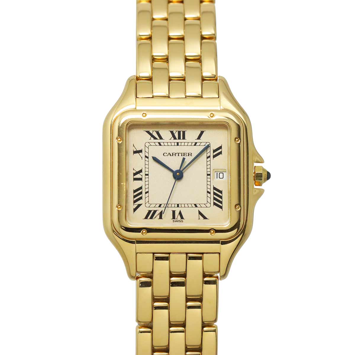 Panthere MM 83782747 750YG Quartz Date Cream Dial Boys Watch