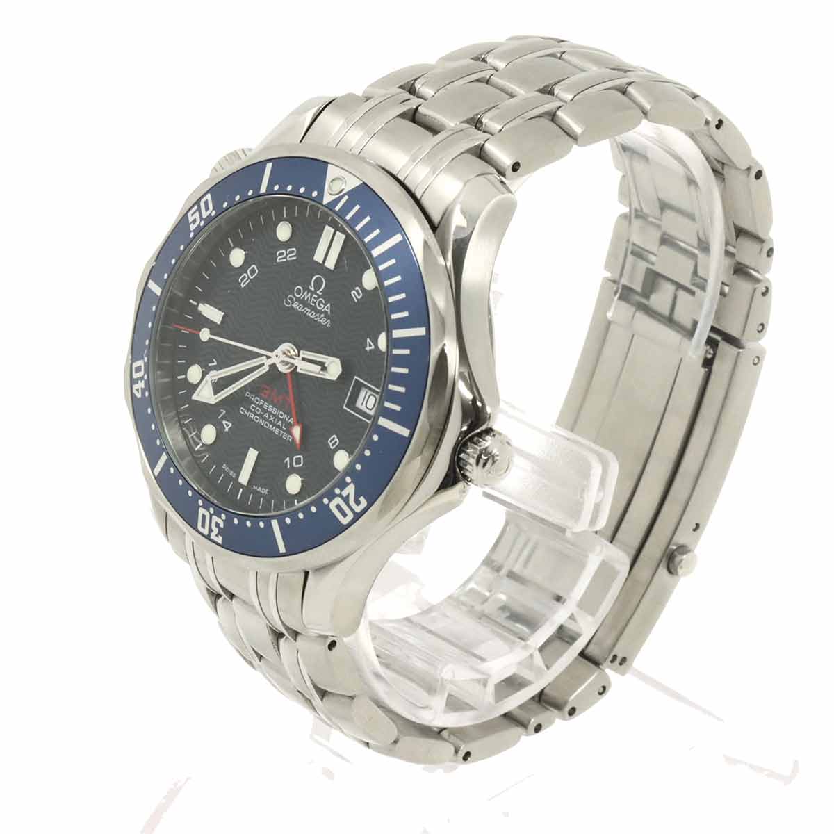 Seamaster 300 GMT Professional Co-Axial 2535 80 Navy Dial Mens
