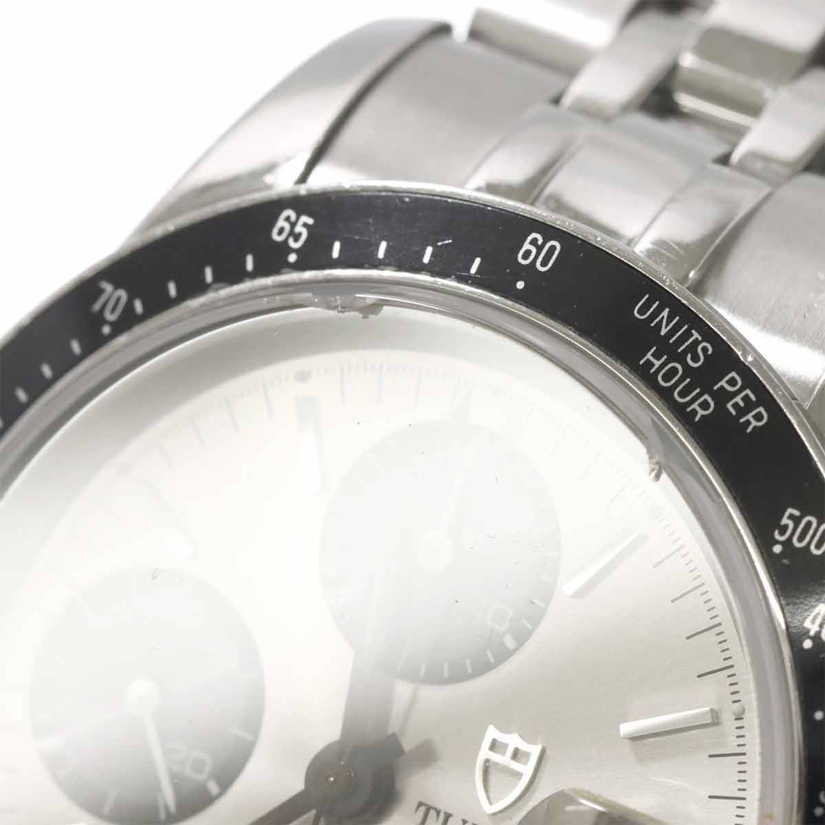 Chrono Time 79260P Chronograph Date Automatic Silver Dial