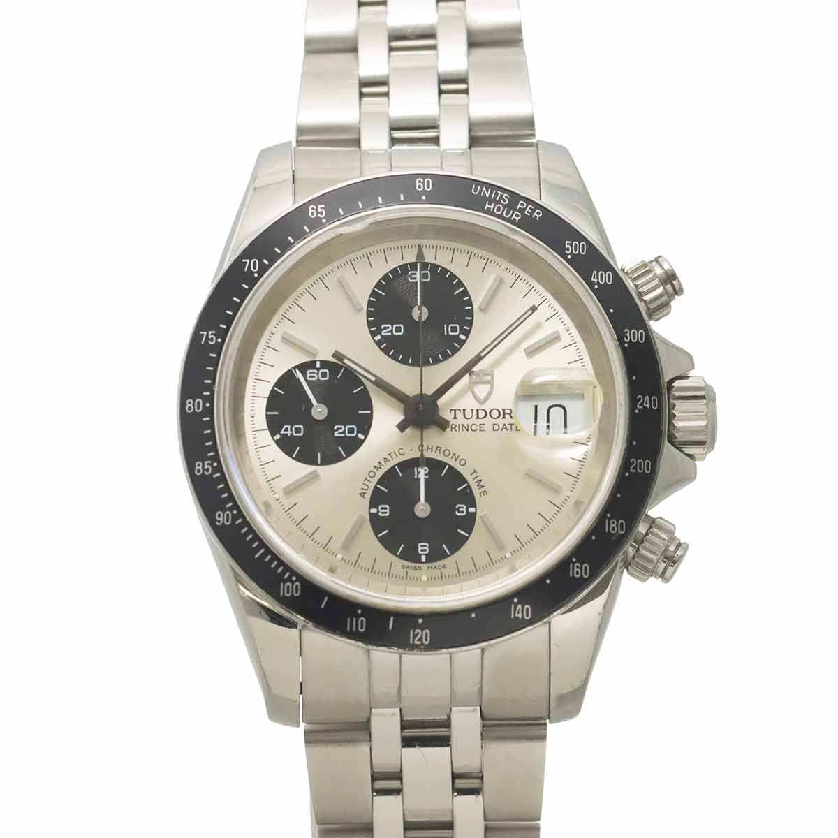 Chrono Time 79260P Chronograph Date Automatic Silver Dial