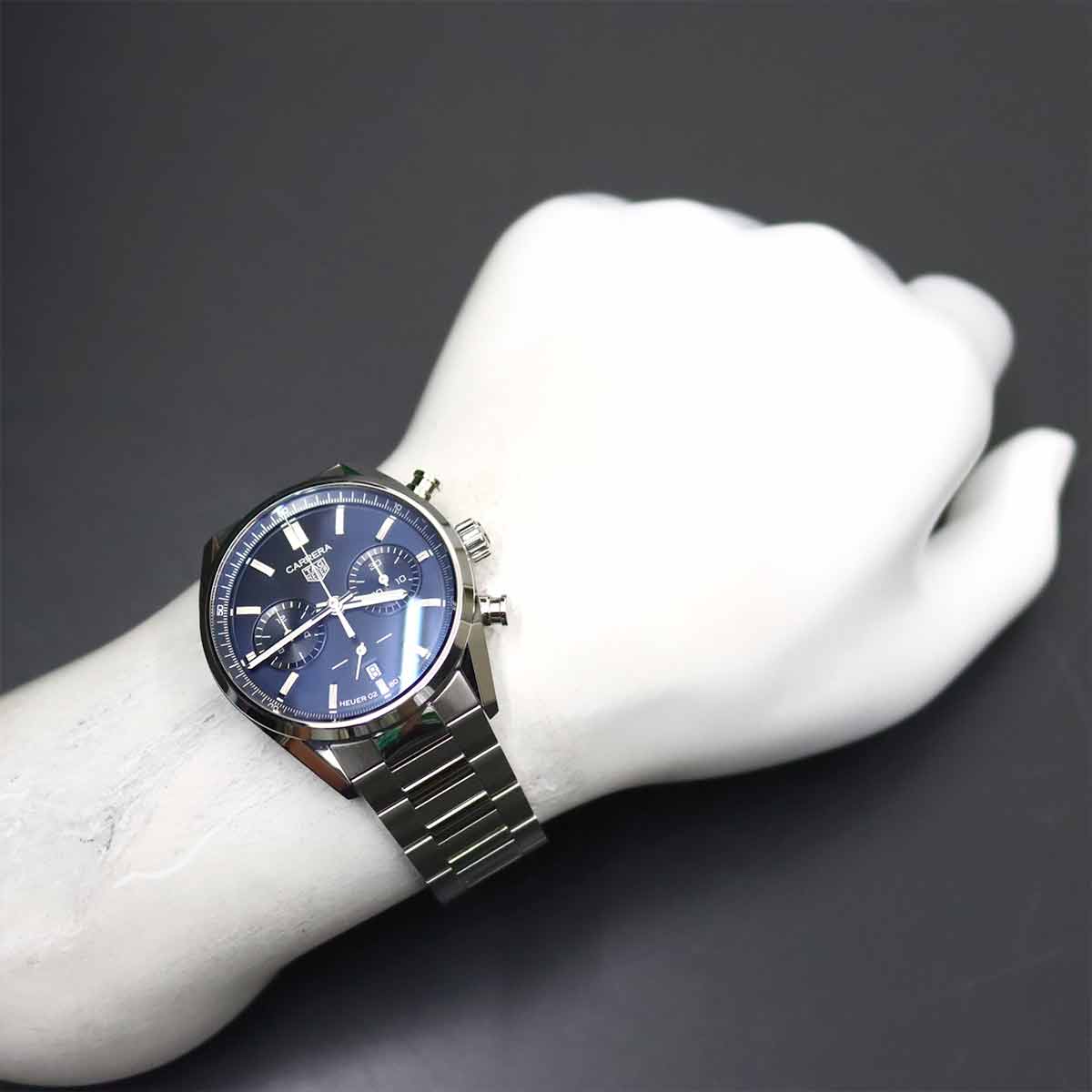 Carrera CBN2011-0 Chronograph Automatic Navy Dial Mens