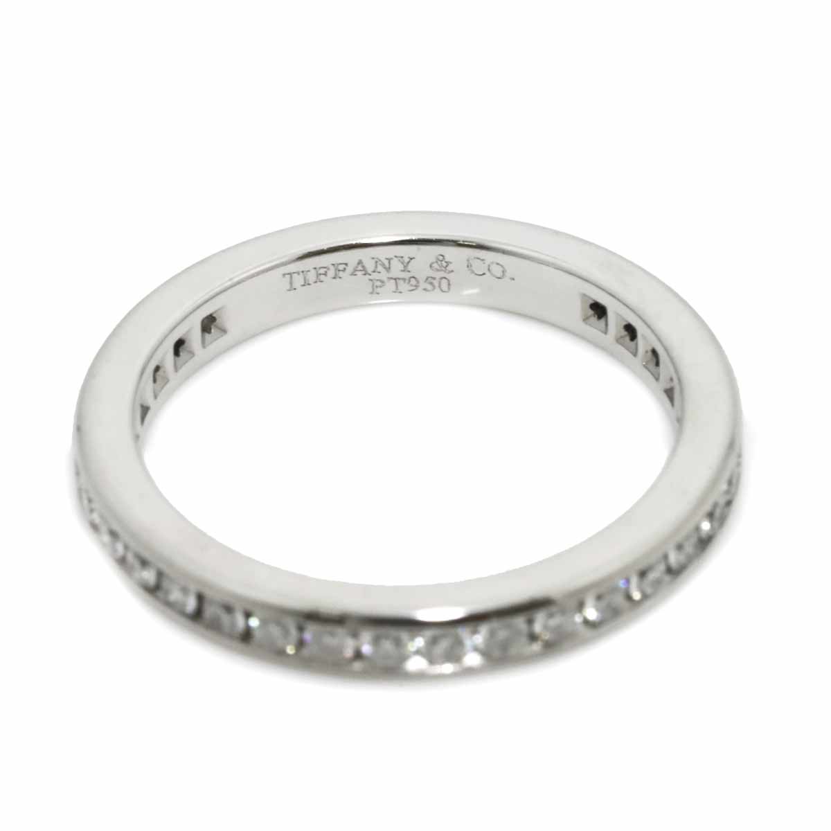 Full Etanity band Ring Diamond Platinum Size3.75-4(US)