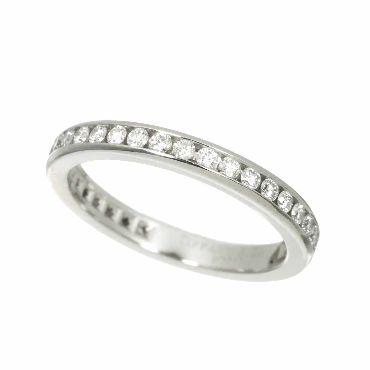Full Etanity band Ring Diamond Platinum Size3.75-4(US)