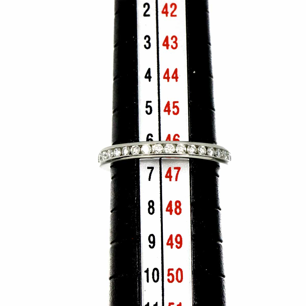 Full Etanity band Ring Diamond Platinum Size3.75-4(US)