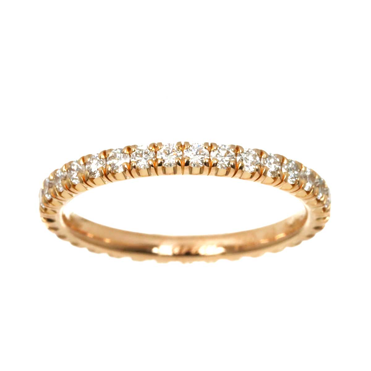 Etincelle Full Diamond Ring 18K Pink Gold 750 size46 3.75(US)