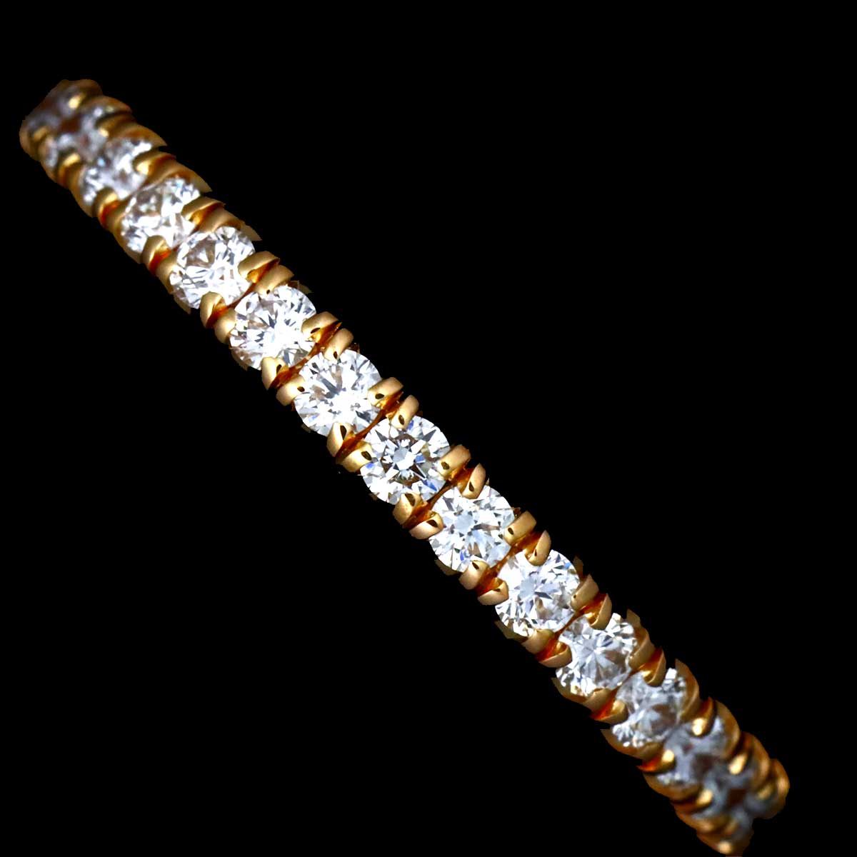 Etincelle Full Diamond Ring 18K Pink Gold 750 size46 3.75(US)