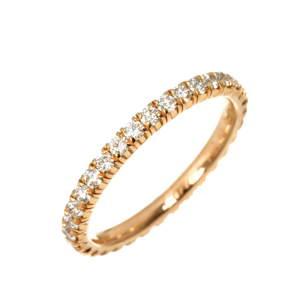 Etincelle Full Diamond Ring 18K Pink Gold 750 size46 3.75(US)