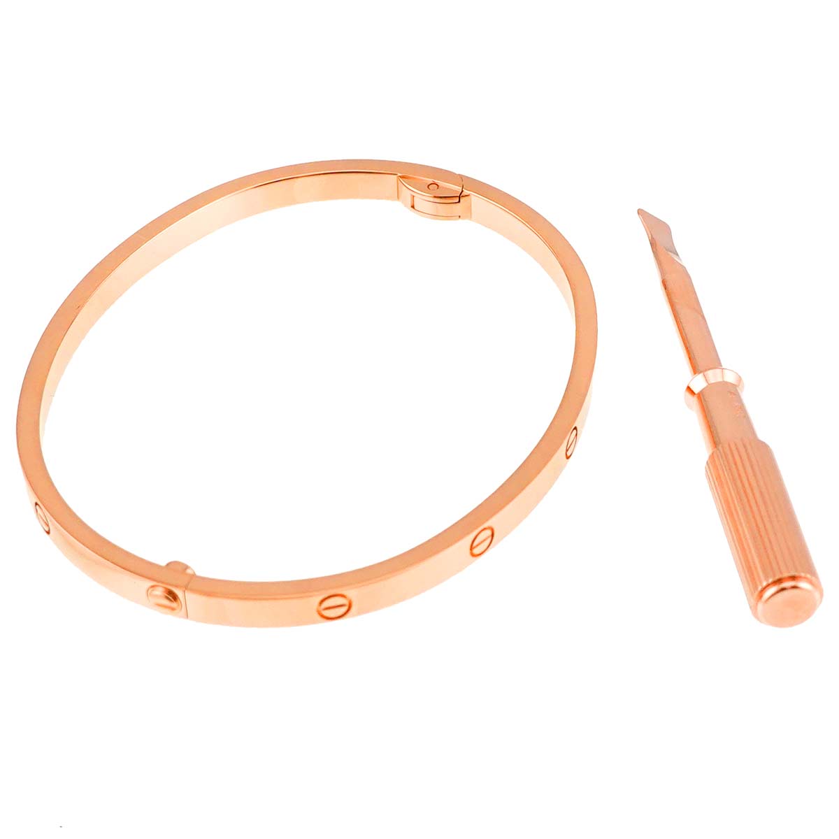 Love Bracelet SM Bangle 18K Pink Gold 750 Size16