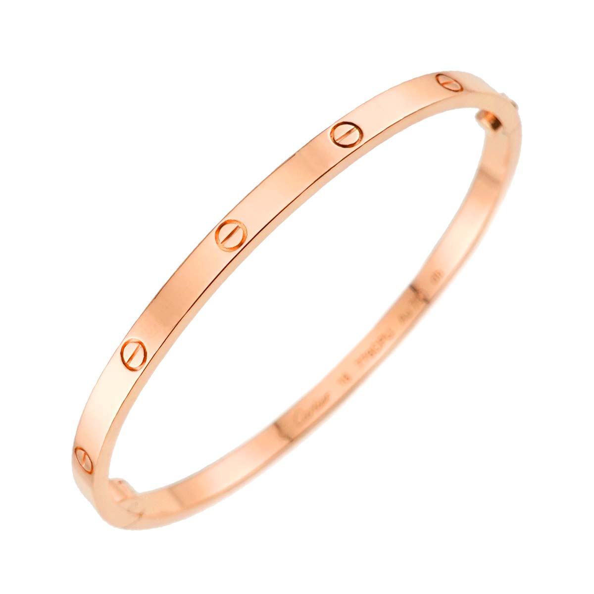 Love Bracelet SM Bangle 18K Pink Gold 750 Size16