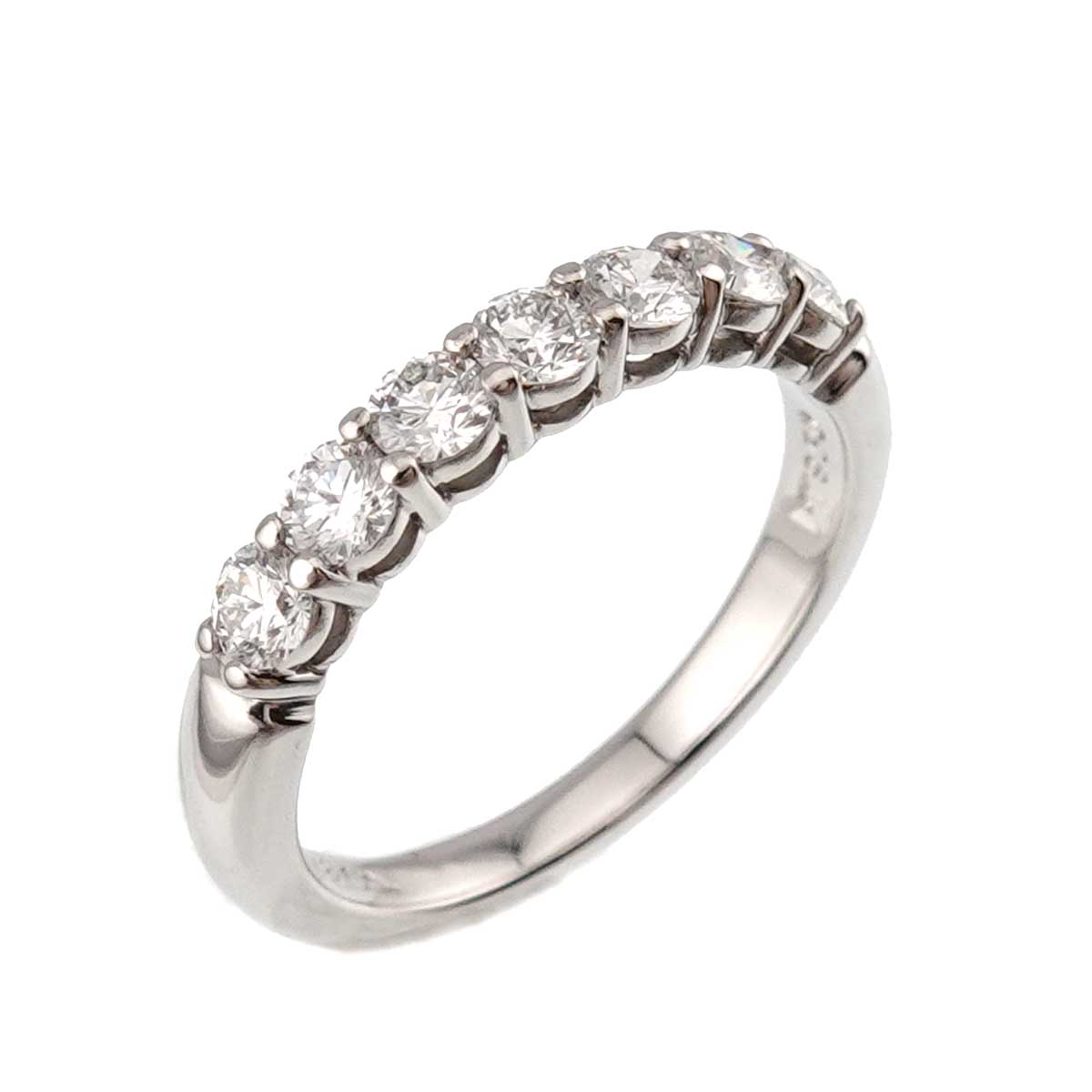 Half Diamond Ring Platinum size5.5-5.75(US)